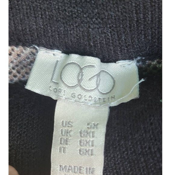 NWT LOGO Lori Goldstein Leopard Print Wide Leg Pants Size 5X / 5XL - Picture 4 of 6